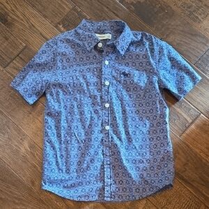 Abercrombie Kids Blue Floral Button Down Shirt